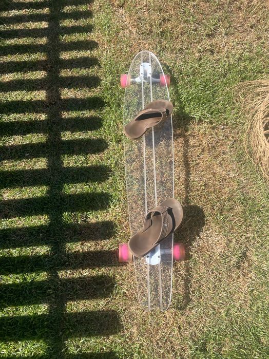 Skate longboard iluminado