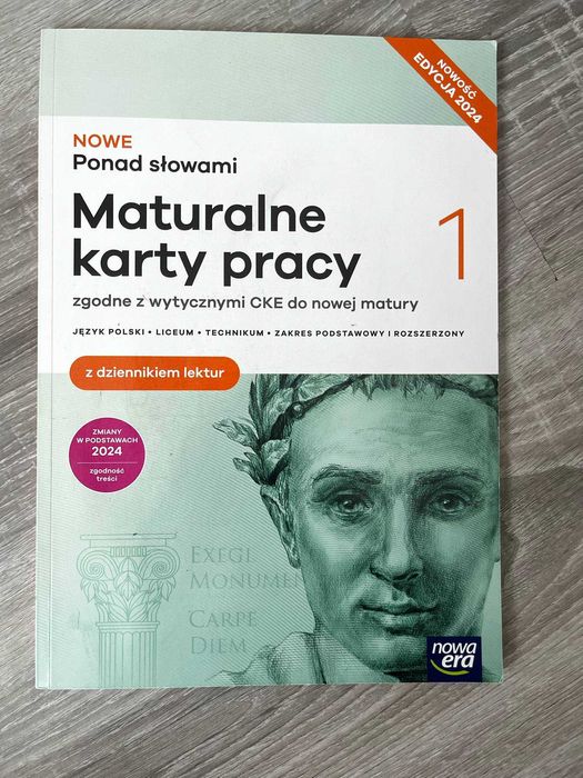 Maturalne karty pracy 1. NOWE Ponad słowami.