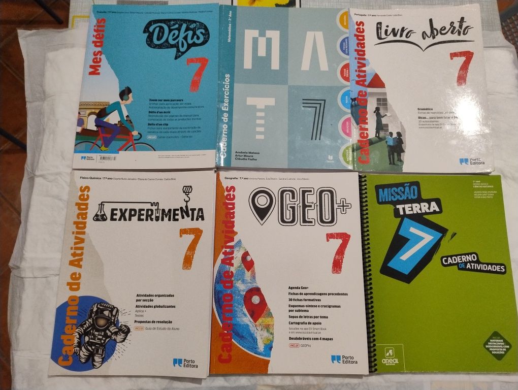 Cadernos de atividades 7° ano