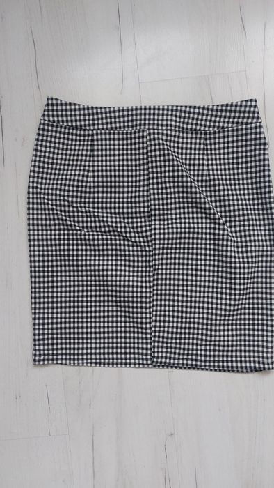 Spódniczka pepitka kratka M, L spódnica wysoki stan
