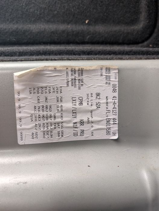 Audi A4 2.0tfsi 2013