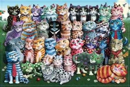 puzzle dla dzieci koty 1000 elementów