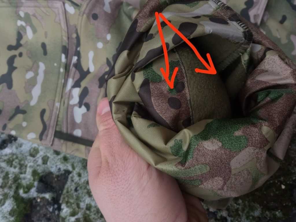 Ocieplane spodnie softshell multicam model „combat”, nieprzemakalne