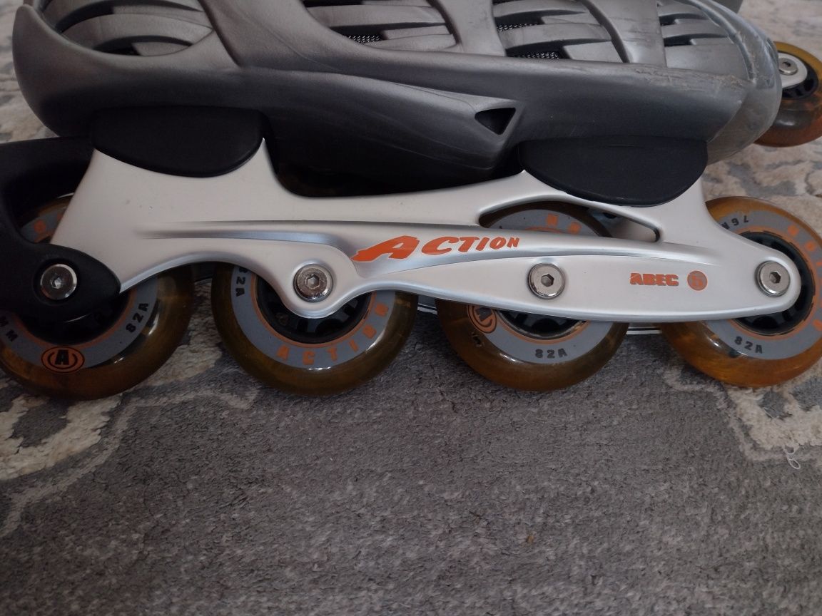 Ролики,роликові ковзани, Action ABEC,40 розмір