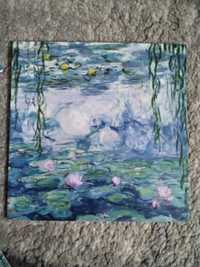 Claude Monet karteczka w kopercie lilie wodne