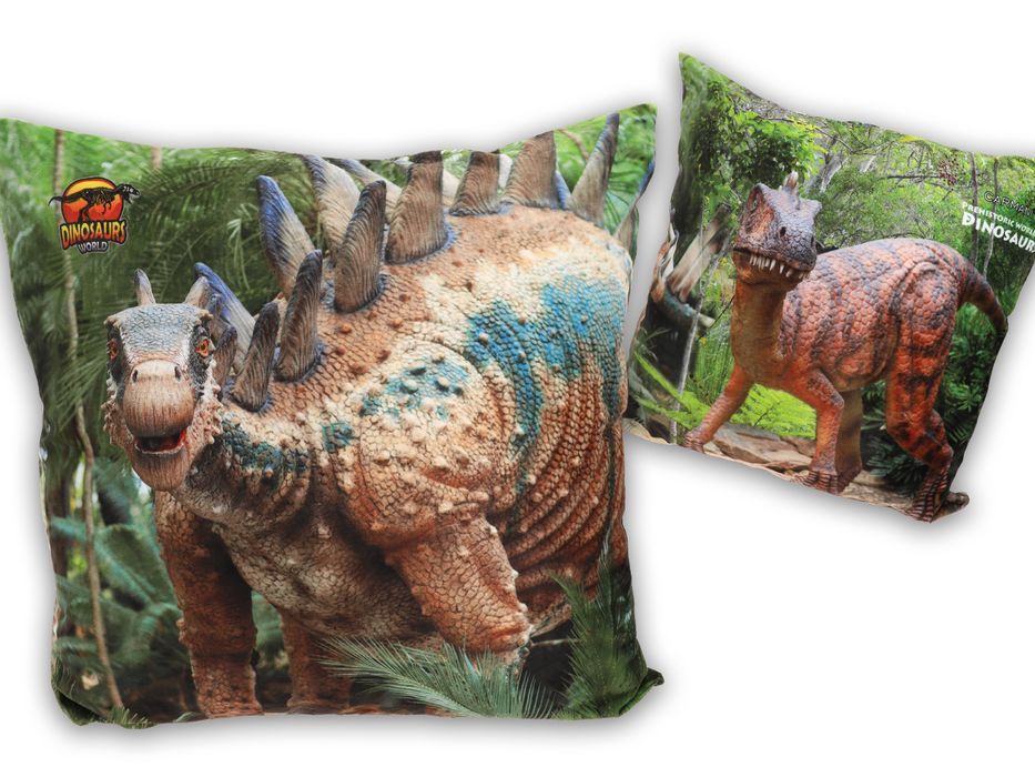 Poduszka z wypełnieniem/suwak - Prehistoric World of Dinosaurs CARMANI