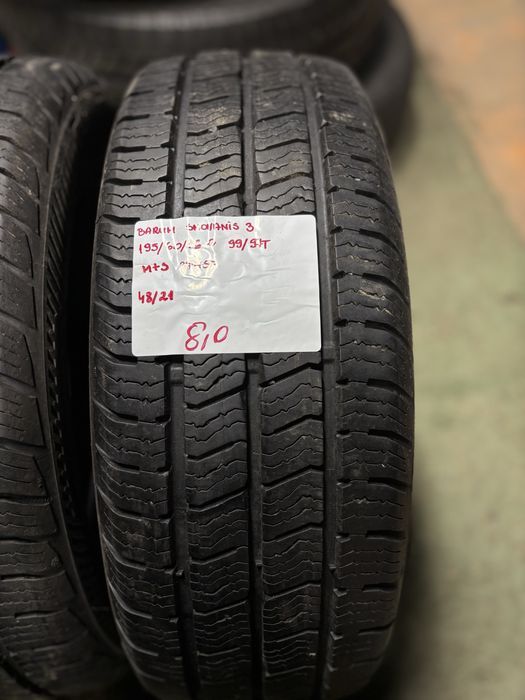 2x 195/60R16 C 99/97T BARUM SNOVANIS 3 opona zimowa M+S 3PMSF