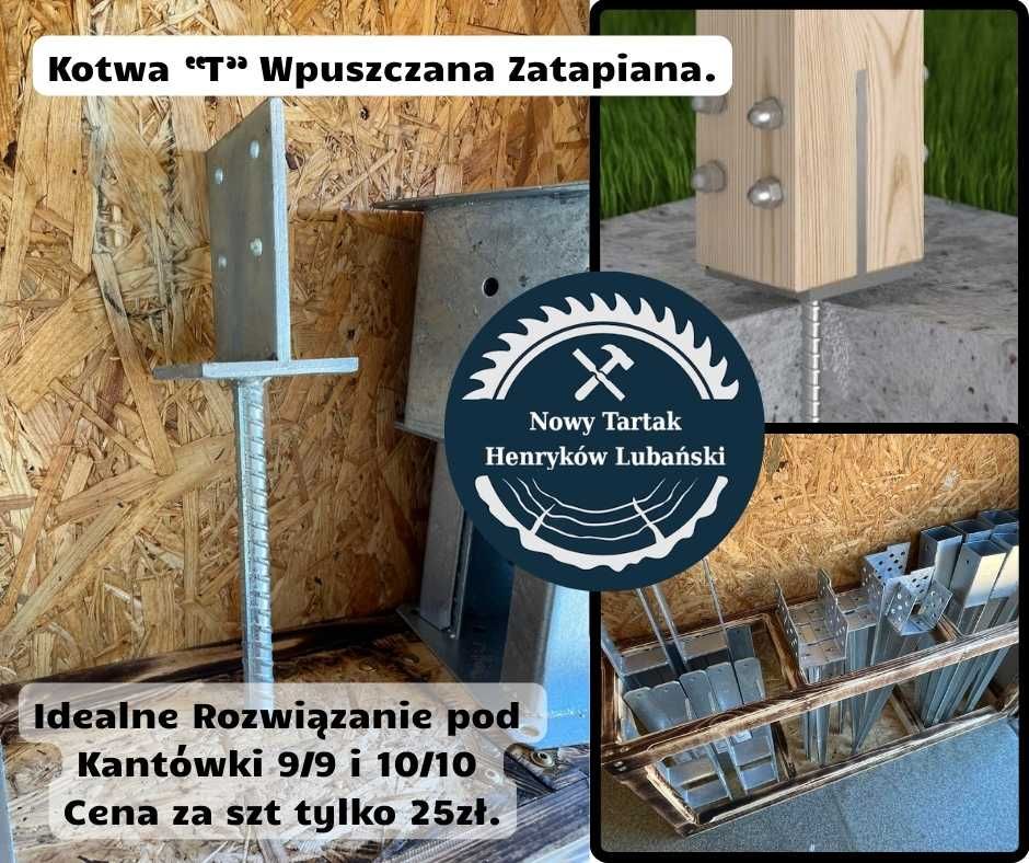 Kotwa U Podstawa słupa noga Łącznik Zatapiana Stopa Wkręty Łączniki