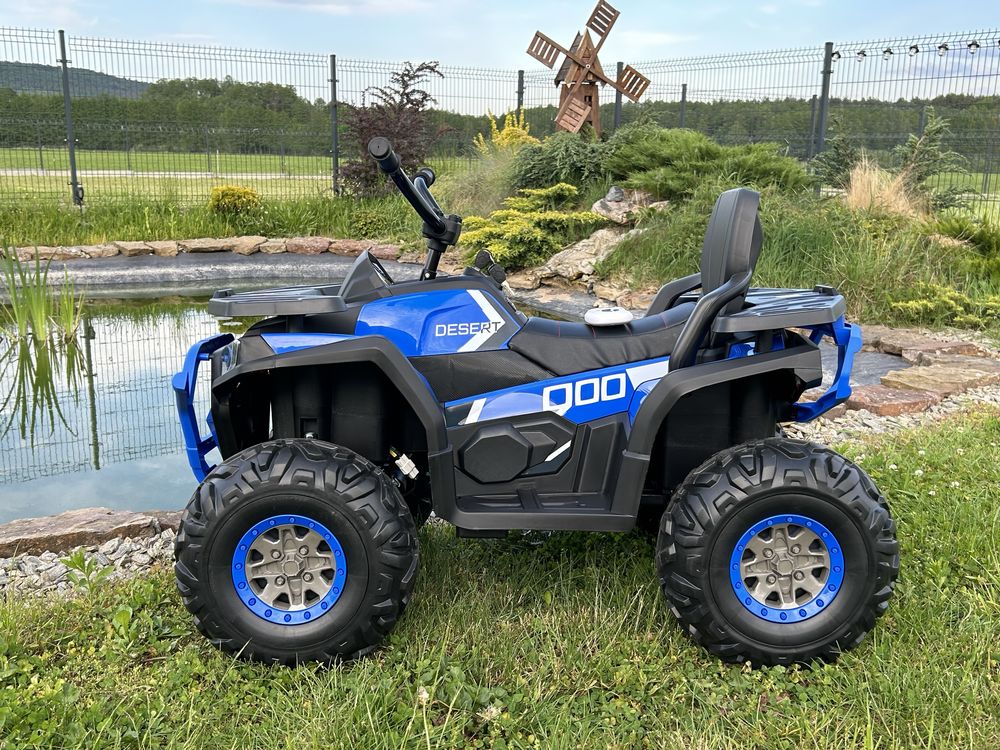 Duży Quad na Akumulator 4 x 45 Watt 12V 10Ah Skóra Miękkie koła EVA