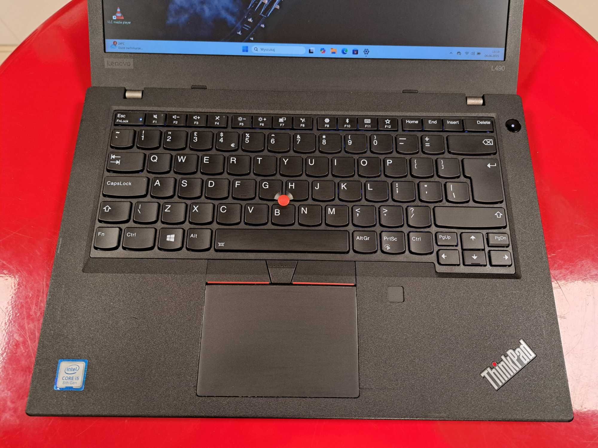 14" Laptop Lenovo ThinkPad L490 i5-8gen 8GB/256SSD USB-C Win11 HDMI