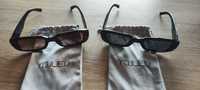 Vintage prostokątne okulary przeciwsłoneczne z ochroną UV400