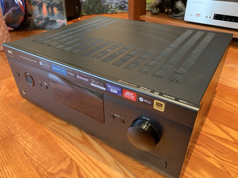 AV ресивер NAD T758 V3,Dolby Atmos,Dirac live,BluOs,4K,wi-fi