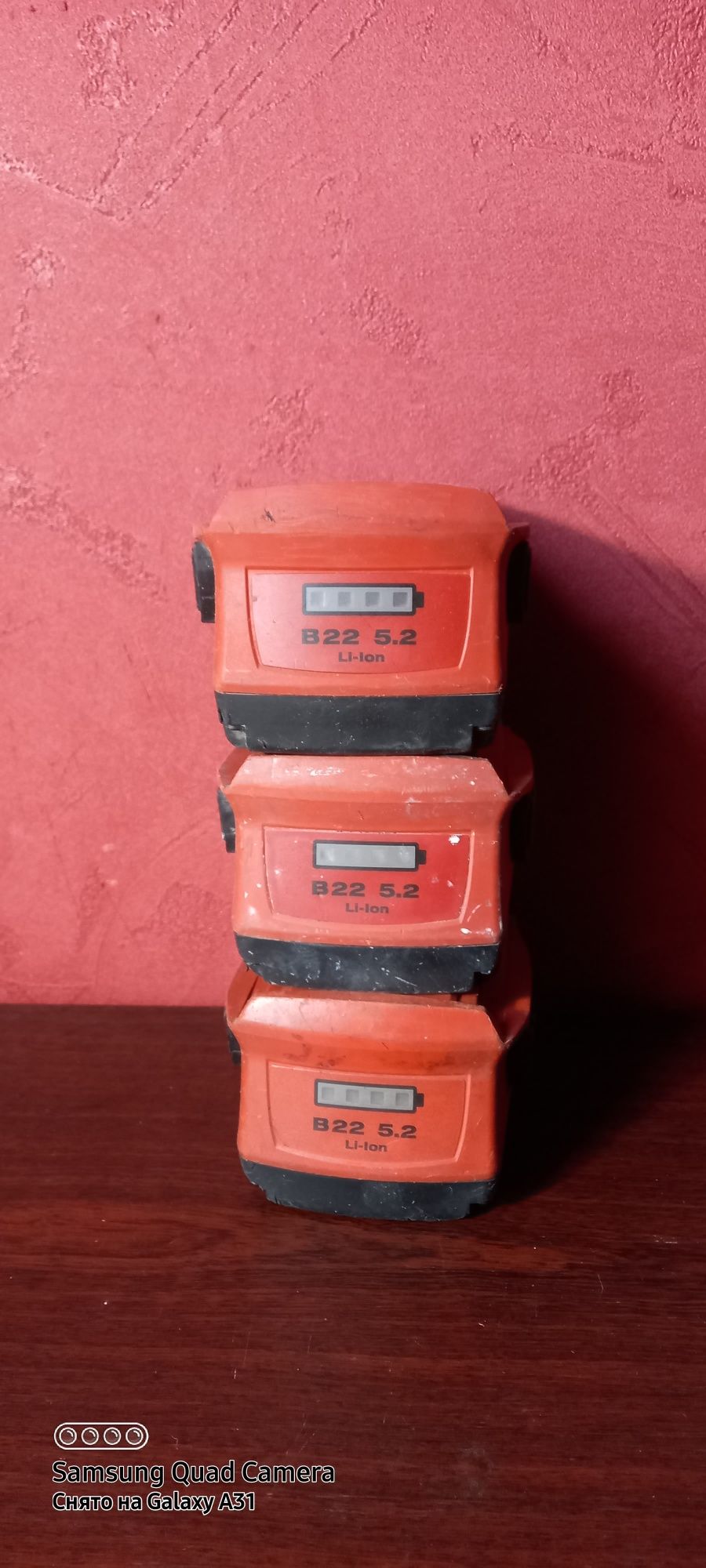 Hilti 5.2 a/h аккумулятор, батарея. Цена за 3шт. 2020г.