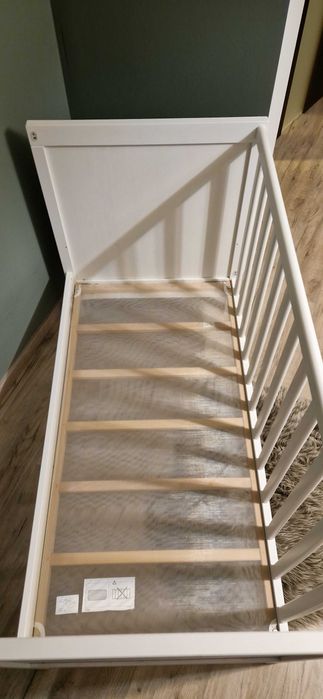 Łóżeczko IKEA SUNDVIK 60x120 + materac / stan idealny