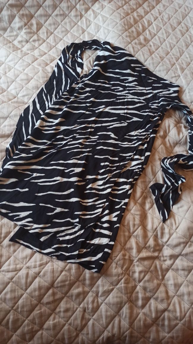 Spódnica zakładana Laurella oversize zebra