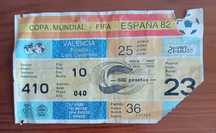 Bilhete de Futebol