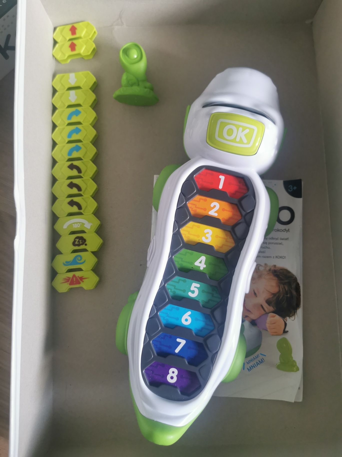 Koko programowych robot krokodyl