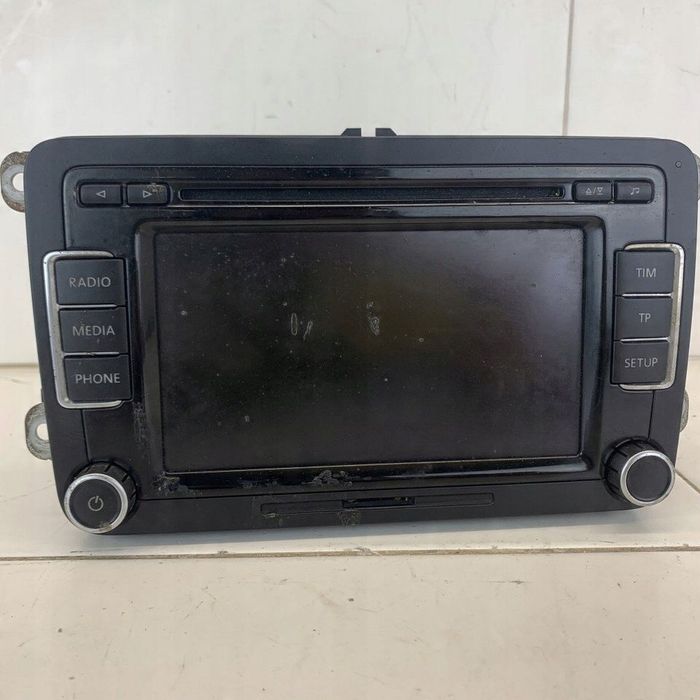 Radio CD oryginalne duże VW PASSAT B7 3AA GOLF VI TOURAN 12r