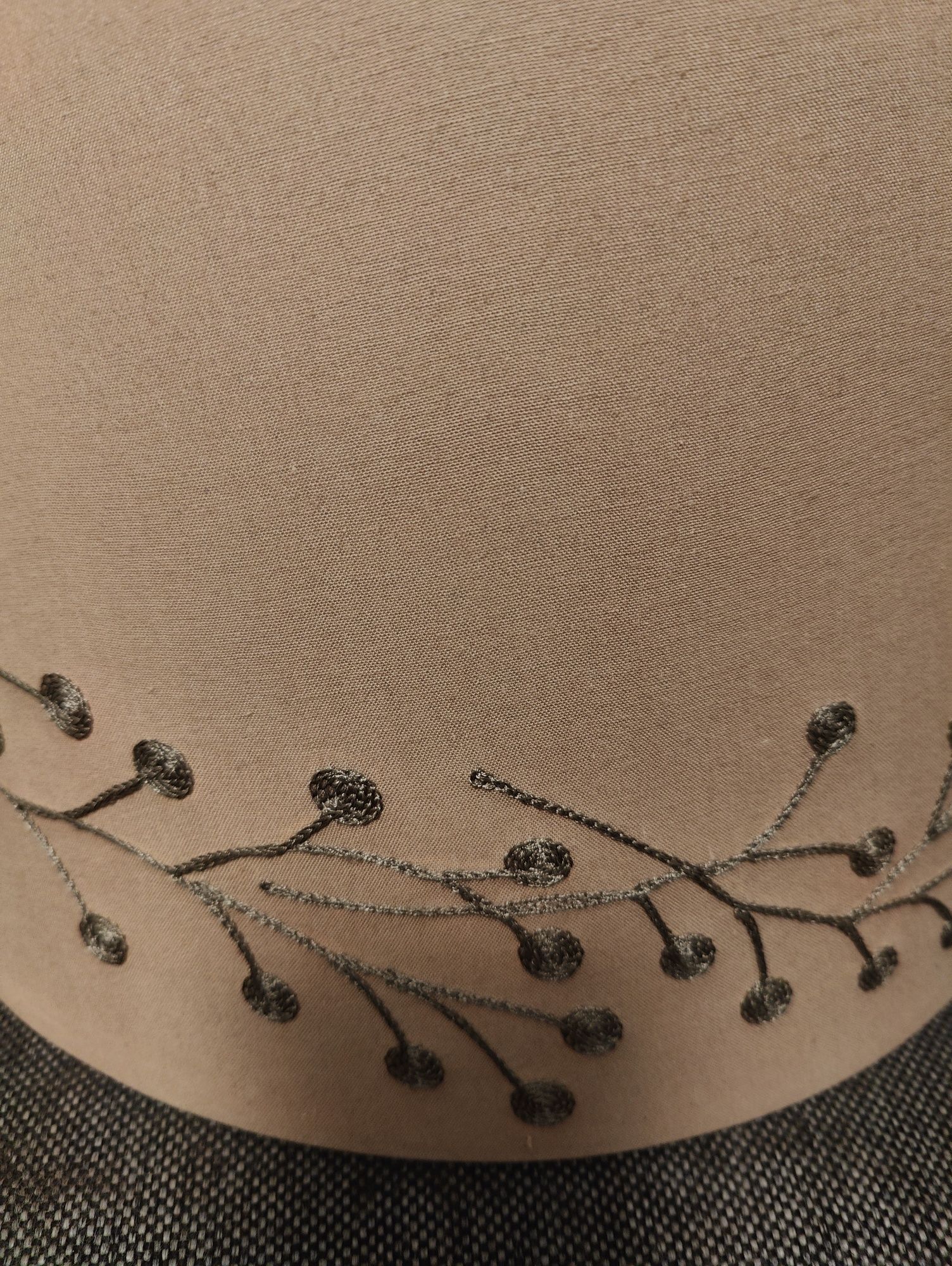 Abażur ikea duży 34 cm haft klosz wysyłka