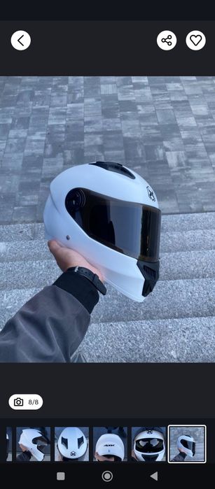 Мото шлем . Беушний