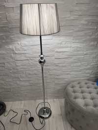 Lampa podłogowa Gillenia srebrna Candellux 60W wys. 135cm szer. 35cm