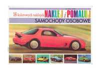 Naklej i pomaluj samochody osobowe kolorowanka z naklejkami 1998 rok