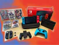 Nintendo Switch zestaw 5 gier
