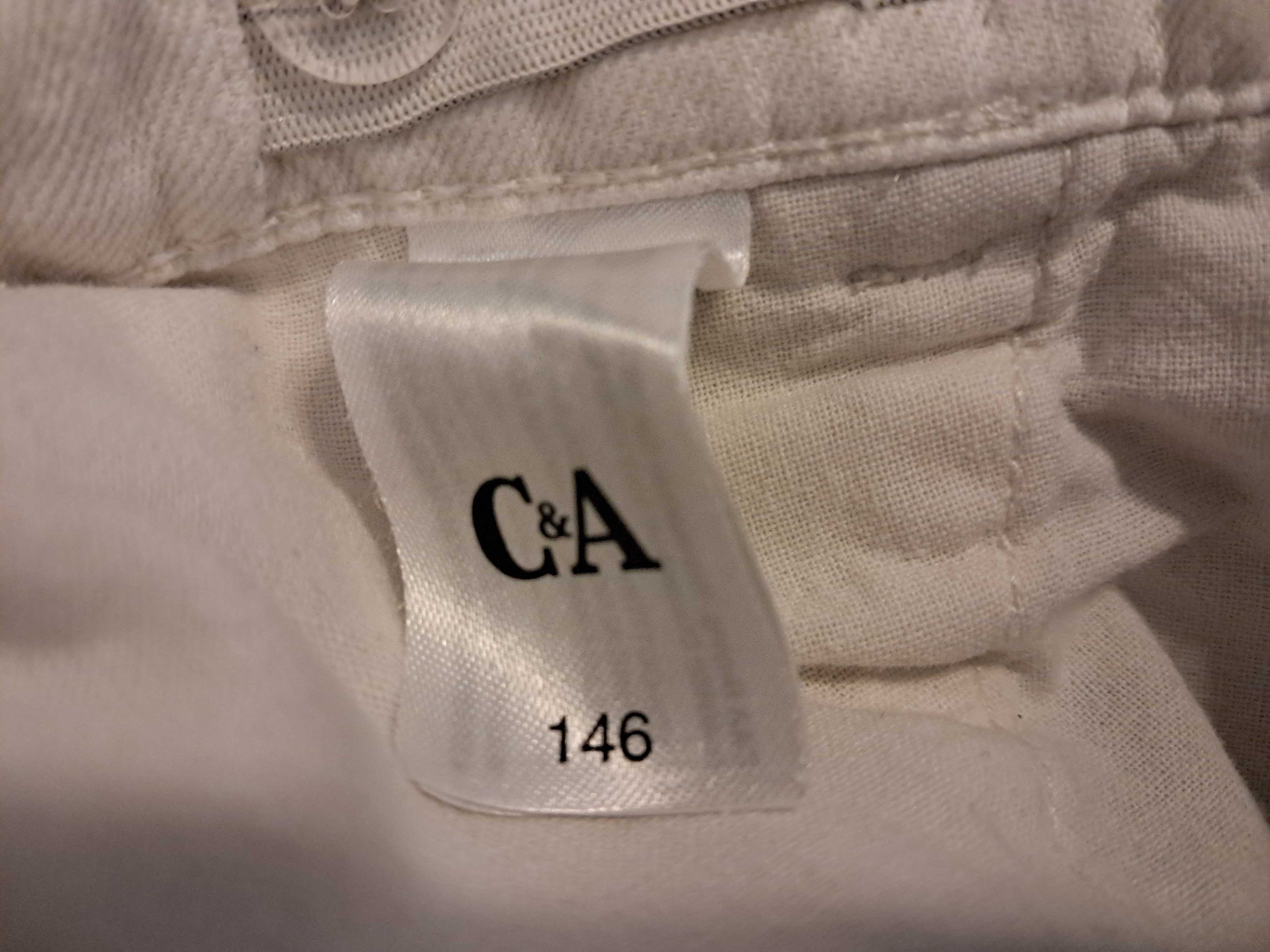 Krótkie spodnie C&A dla chłopca - rozmiar 146 - stan bardzo dobry