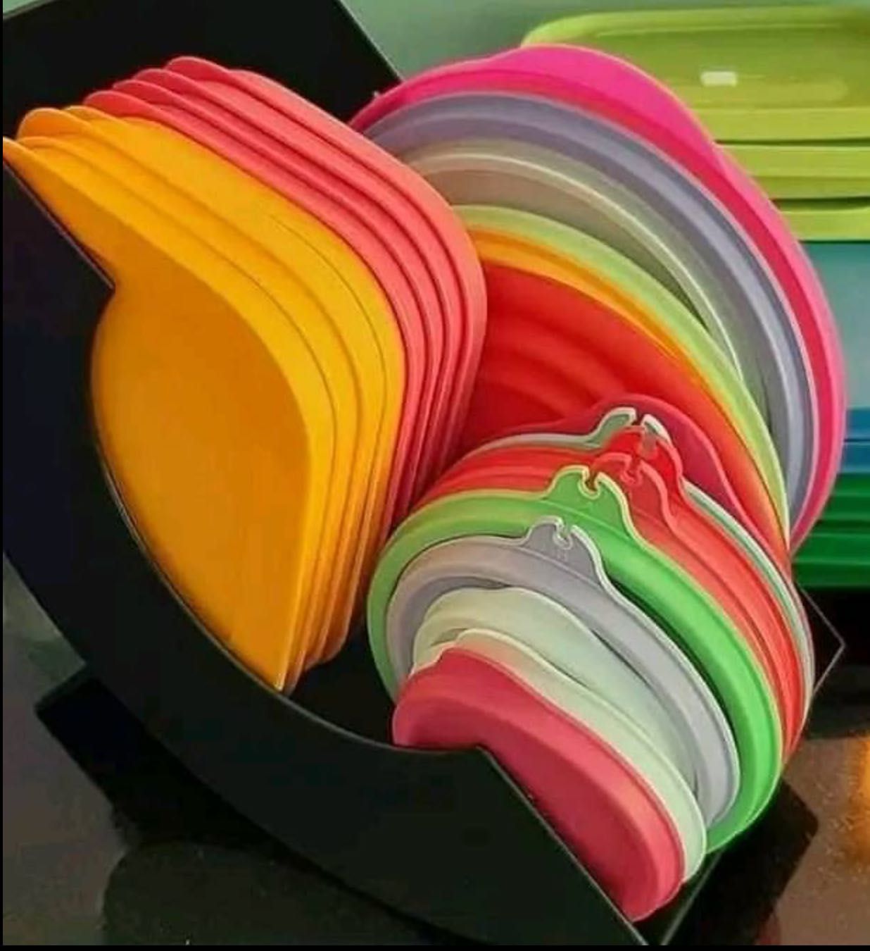 Organizador de Tampas Tupperware