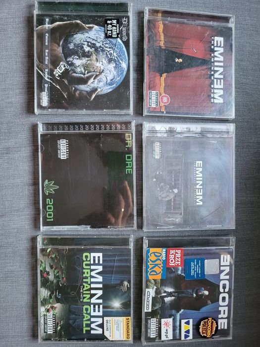 Zestaw 6 CD Eminem DR DRE D12