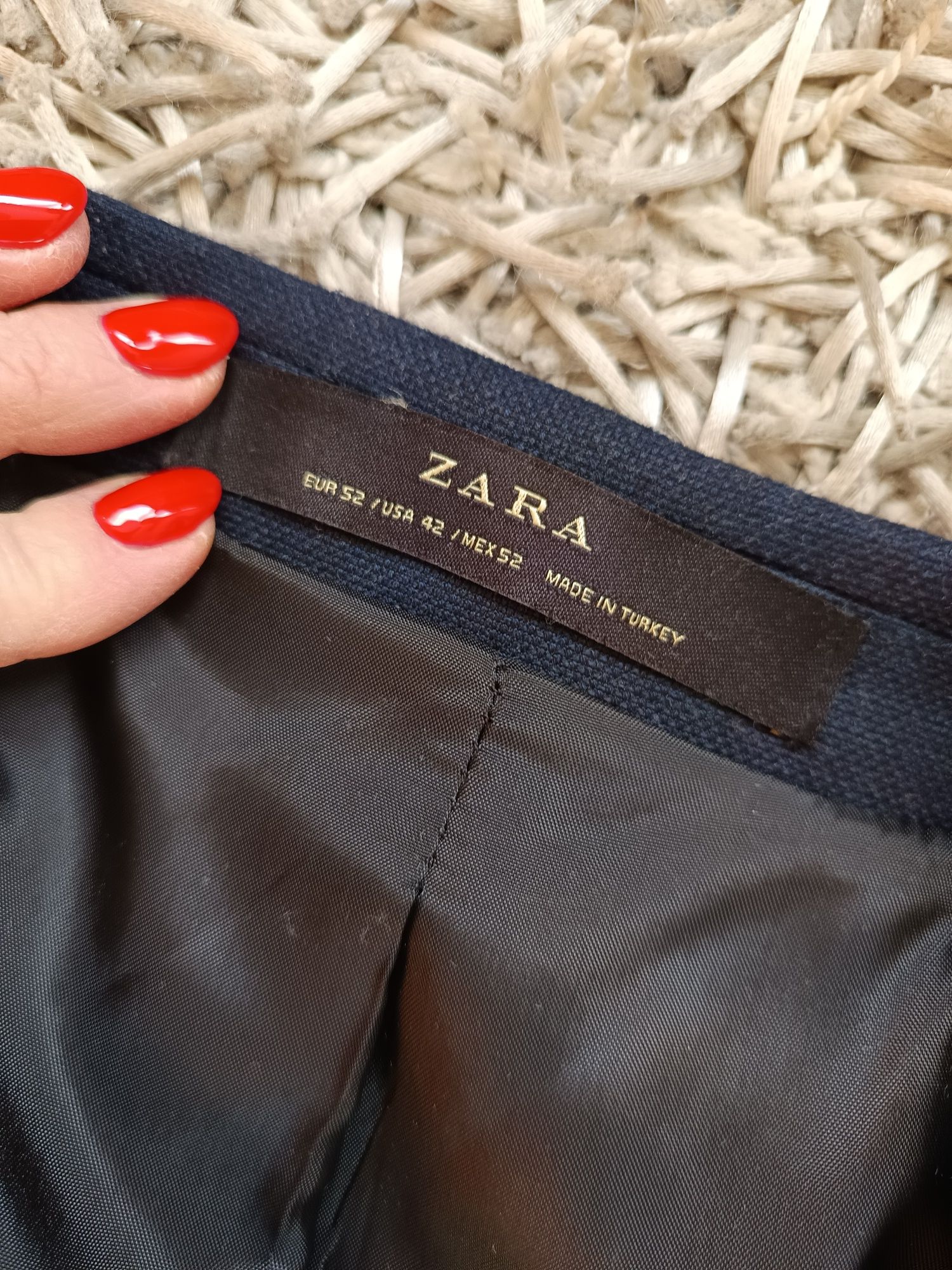 Marynarka męska Zara 52 L granatowa