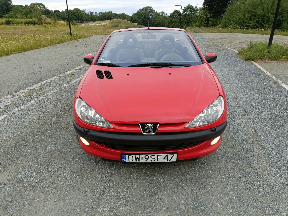 Peugeot 206 CC Cabrio 1.6 Automat klimatyzacja niski przebieg