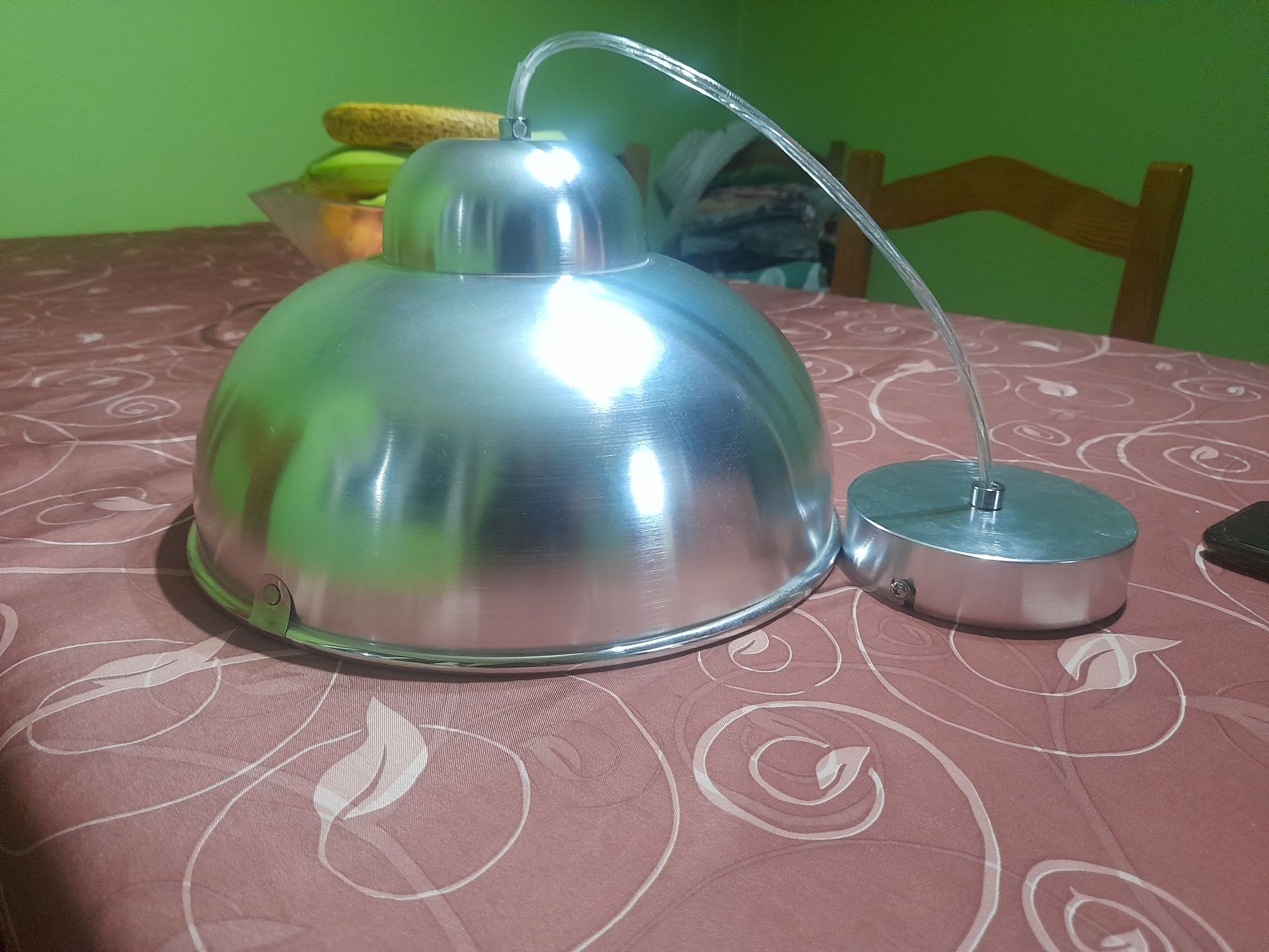Candeeiro de alumínio para cozinha com lâmpada led em bola