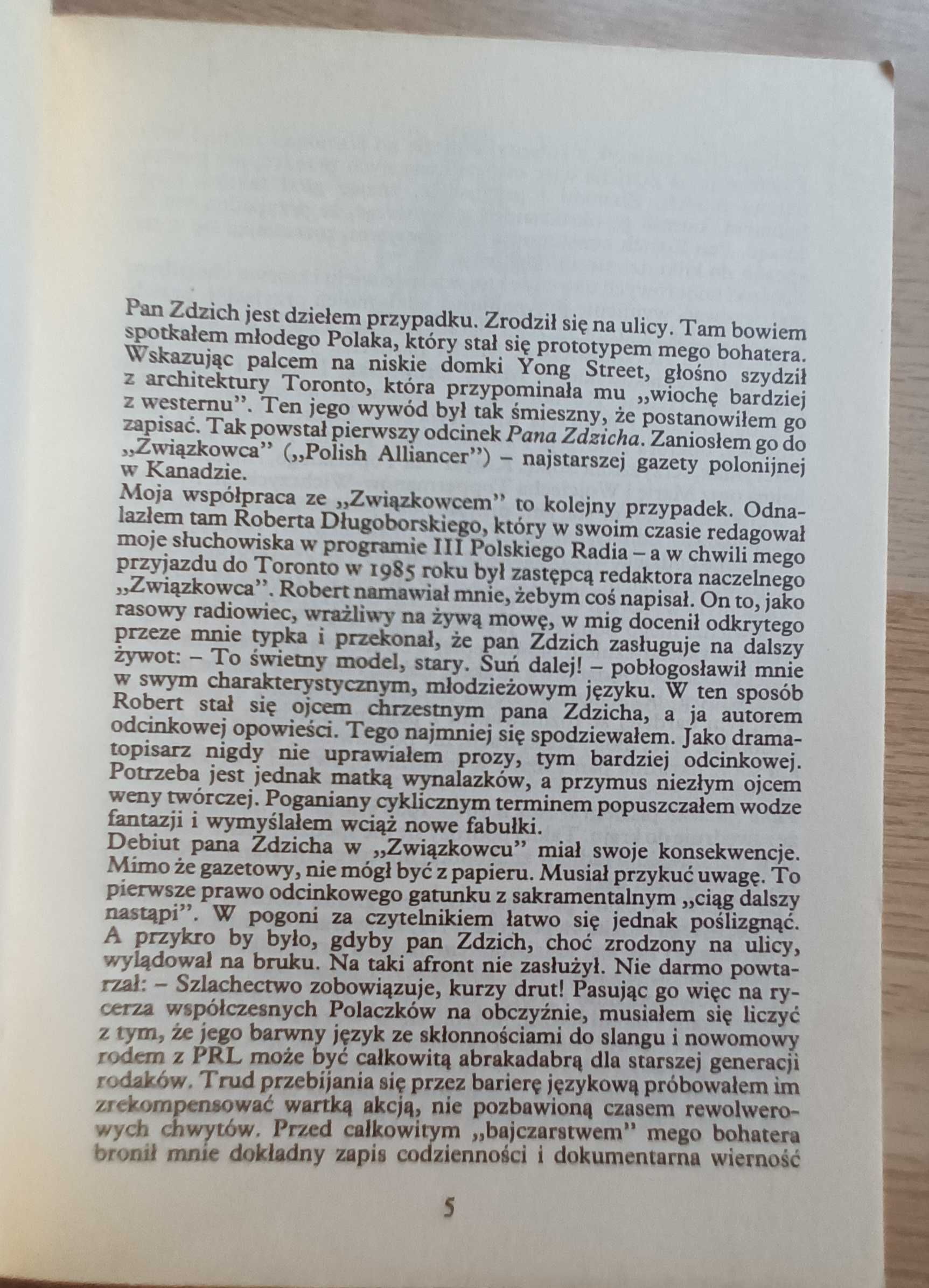 Pan Zdzich w Kanadzie - Jarosław Abramow-Newerly
