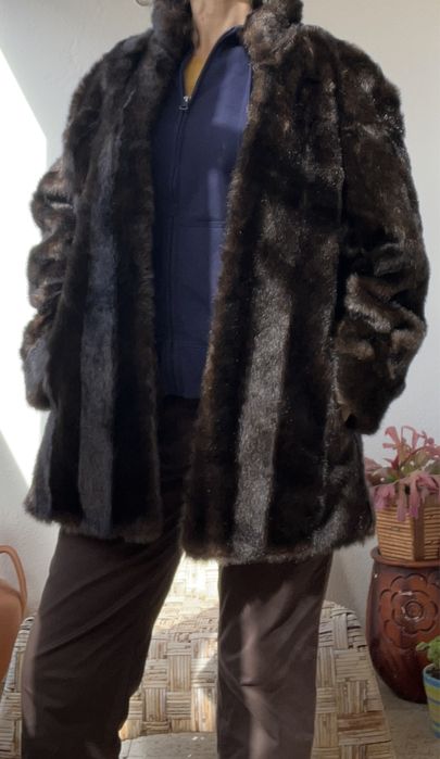 Casaco pelo sintético quente
