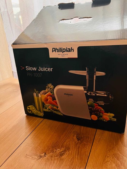 Wyciskarka wolnoobrotowa i maszyna do mielenia mięsa Philipiak PH-1007