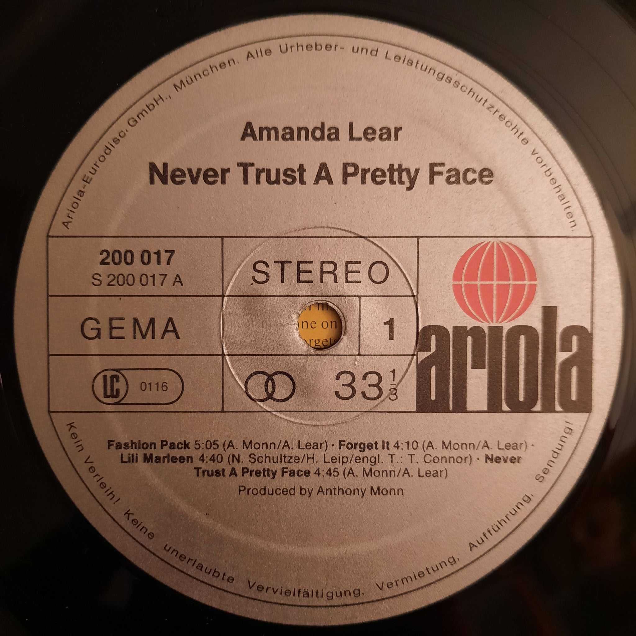 Amanda Lear / Аманда Лир / 1979 // Vinyl /  Album / Stereo + постер