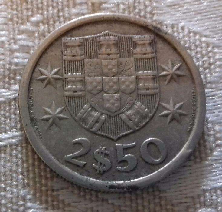 Moeda de escudo de 2$50 de 1967