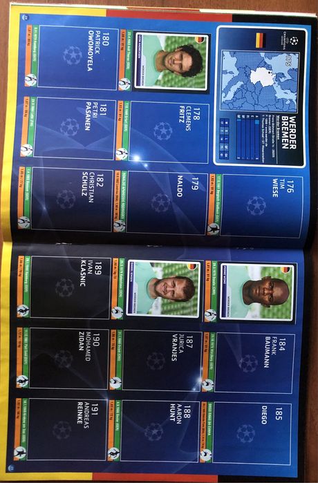 Футбол.Альбом.Ліга Чемпіонів 2006/2007.Panini.