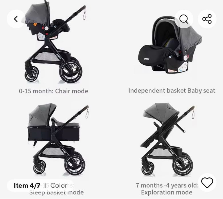 Carro bebé em ótimo estado de conservação