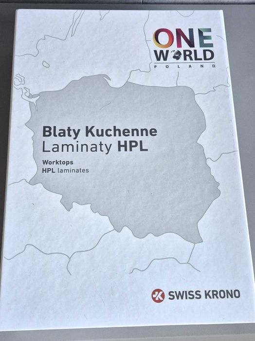 Wzornik Blaty Kuchenne Laminaty HPL One World Collection Swiss Krono