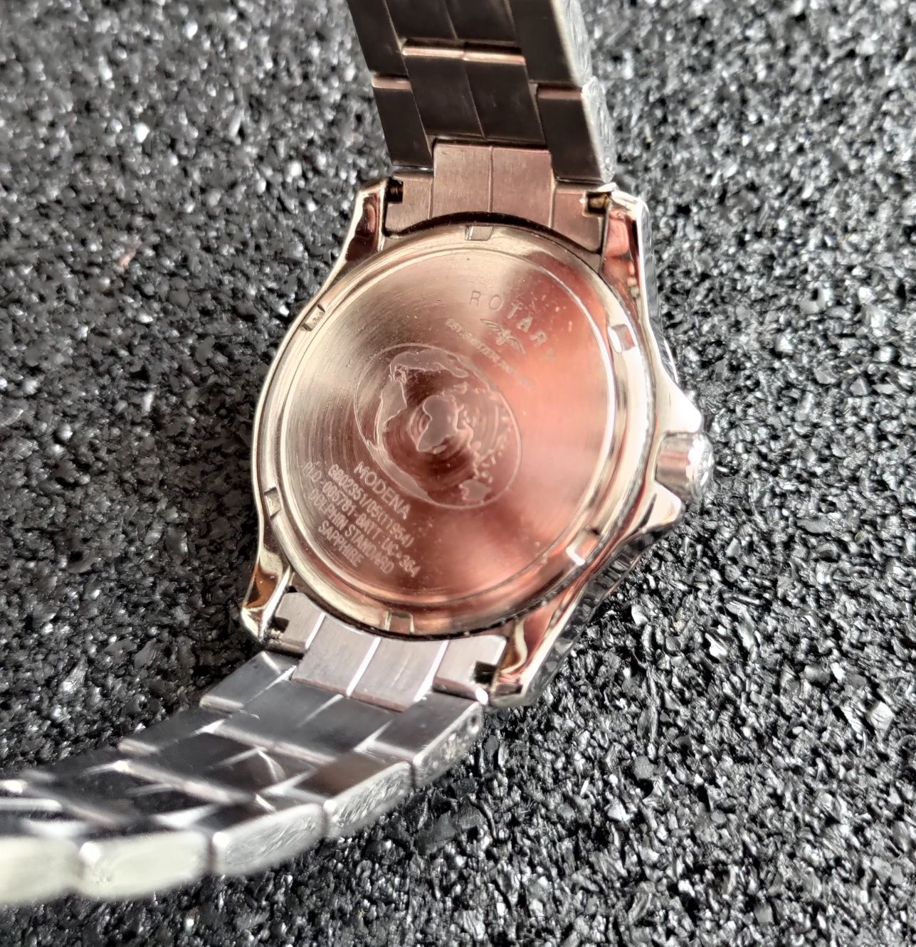 Zegarek Rotary diver, szafir, 36mm