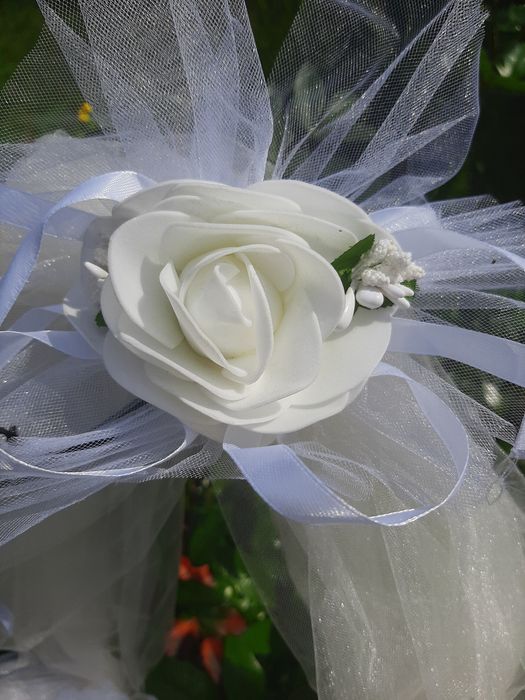 Свадебные украшения на машину 7 единиц