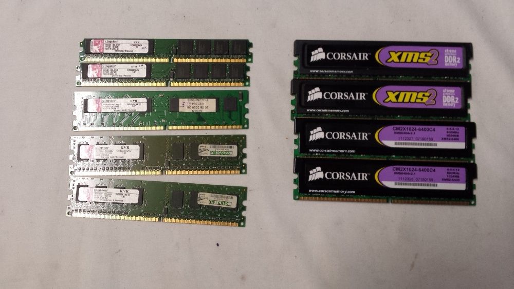 Memórias pc 133+DDR 1+DDR 2