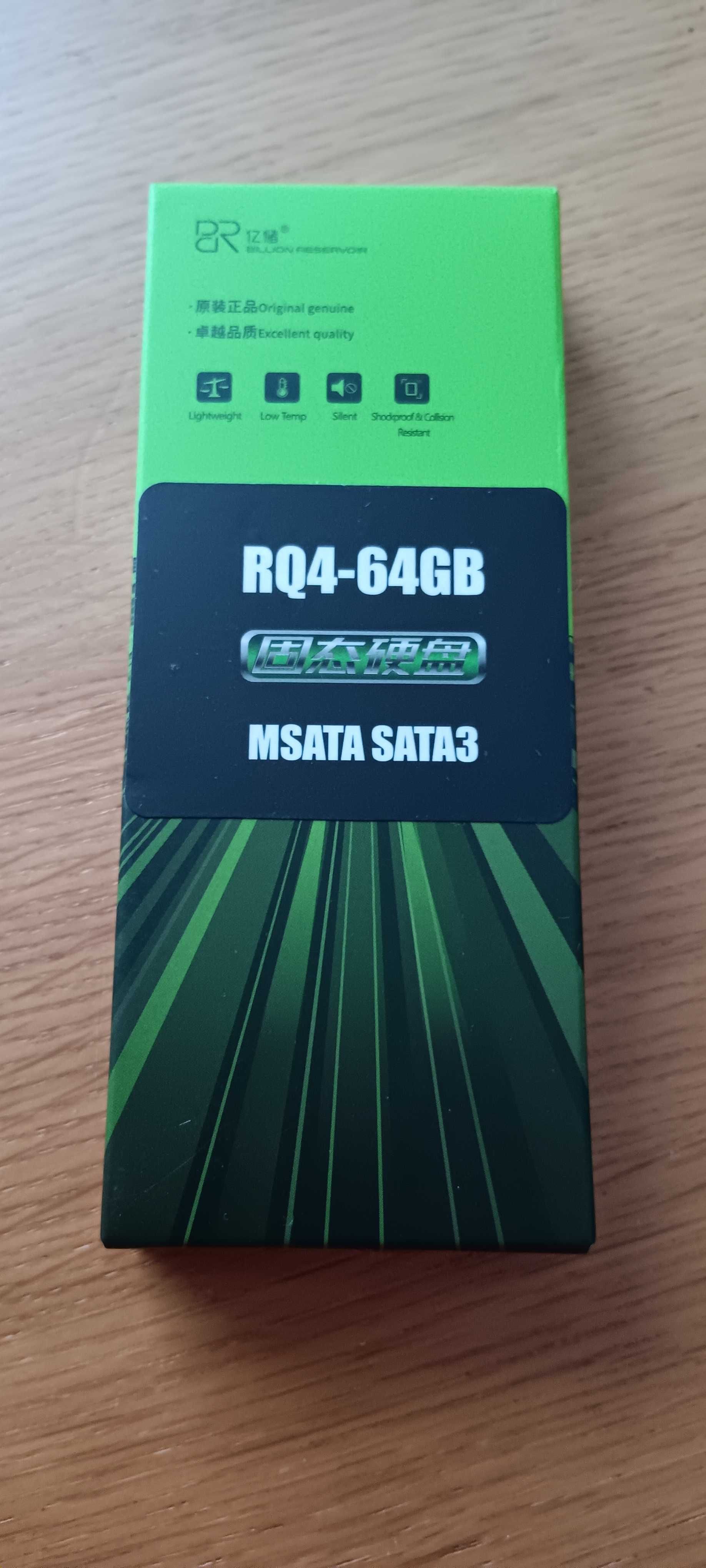 Mini PCI-E M-Sata SATA3 64Gb + Adaptador M2 MSATA to SSD SATA3