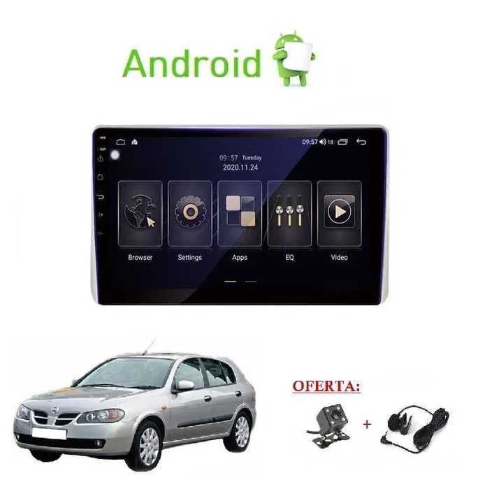 NOVO) Rádio 2DIN • NISSAN Almera (2000 a 2006) • Android GPS N16