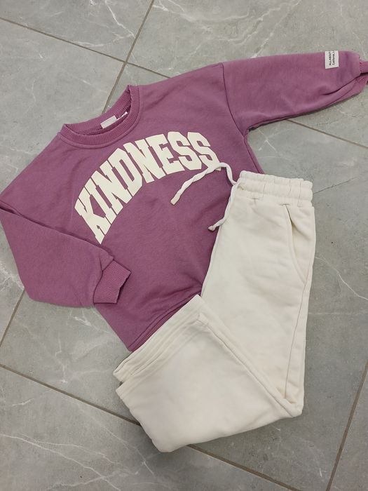 Костюм Zara світшот і штани палаццо, тринитка, 116 розмір