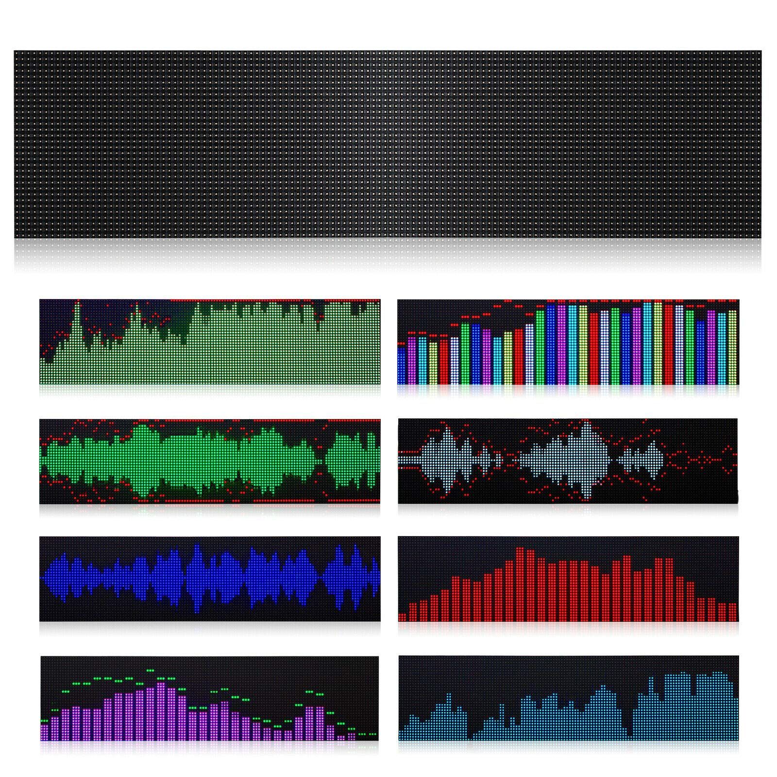 Dual MIC/LINE Stereo spektrum muzyczne miernik poziomu dźwięku Dot Mat