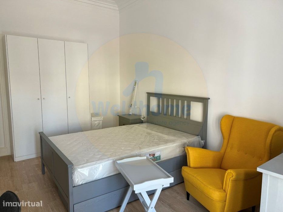 Quarto remodelado próximo do IST Lisboa