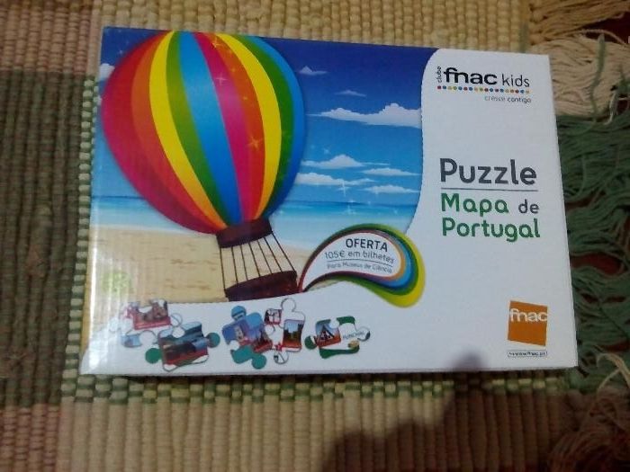 Puzzle mapa de Portugal